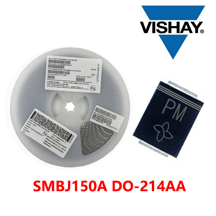 SMBJ150A DO-214AA 丝印 PM  750 PCS/盘 Vishay 威世