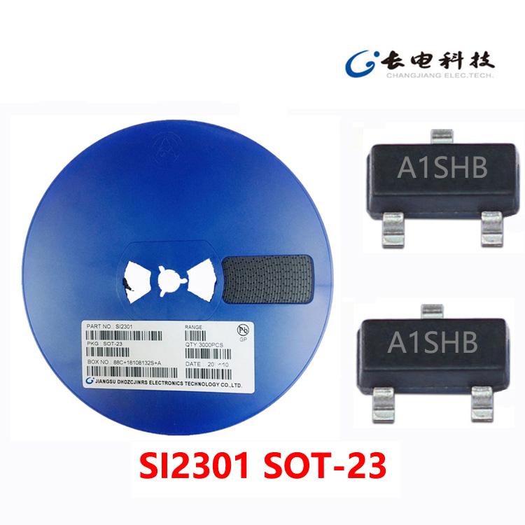 长电 MOS管 SI2301 SOT-23 丝