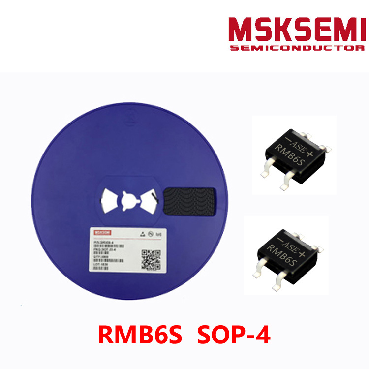 快恢复整流桥 RMB6S SOP-4  ES